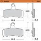 BRAKE PAD SINTER FRONT