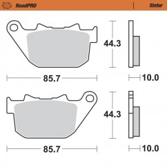 BRAKE PAD SINTER REAR