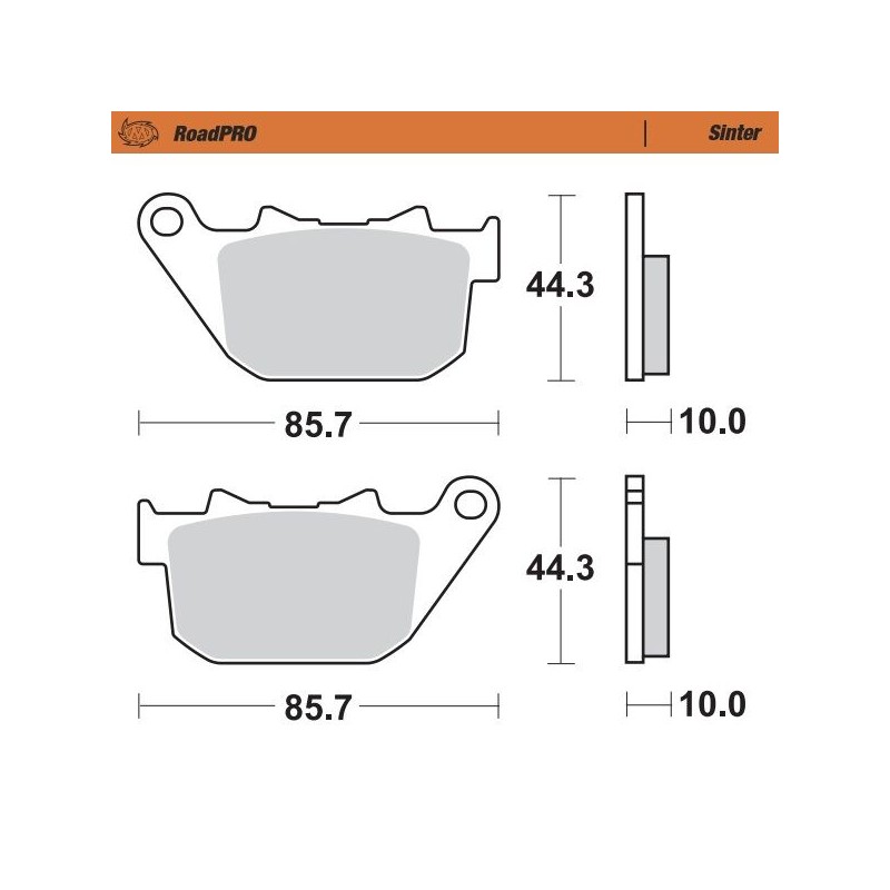 BRAKE PAD SINTER REAR