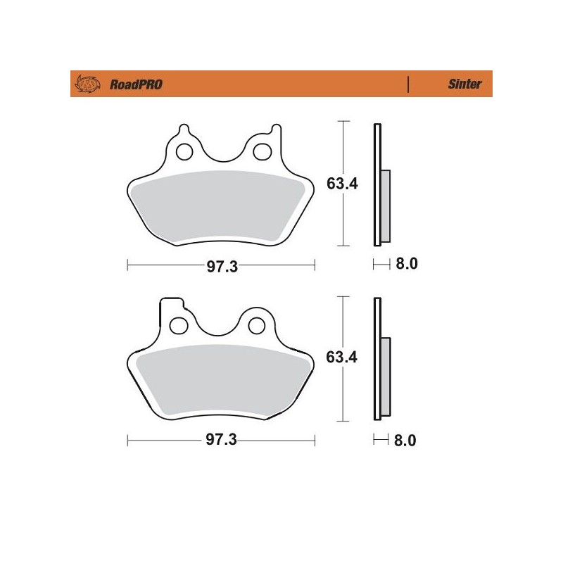 BRAKE PAD SINTER FRONT