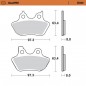 BRAKE PAD SINTER REAR