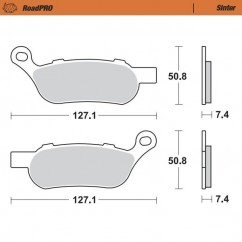 BRAKE PAD SINTER REAR