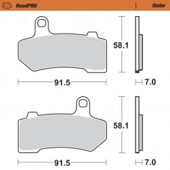 BRAKE PAD SINTER FRONT