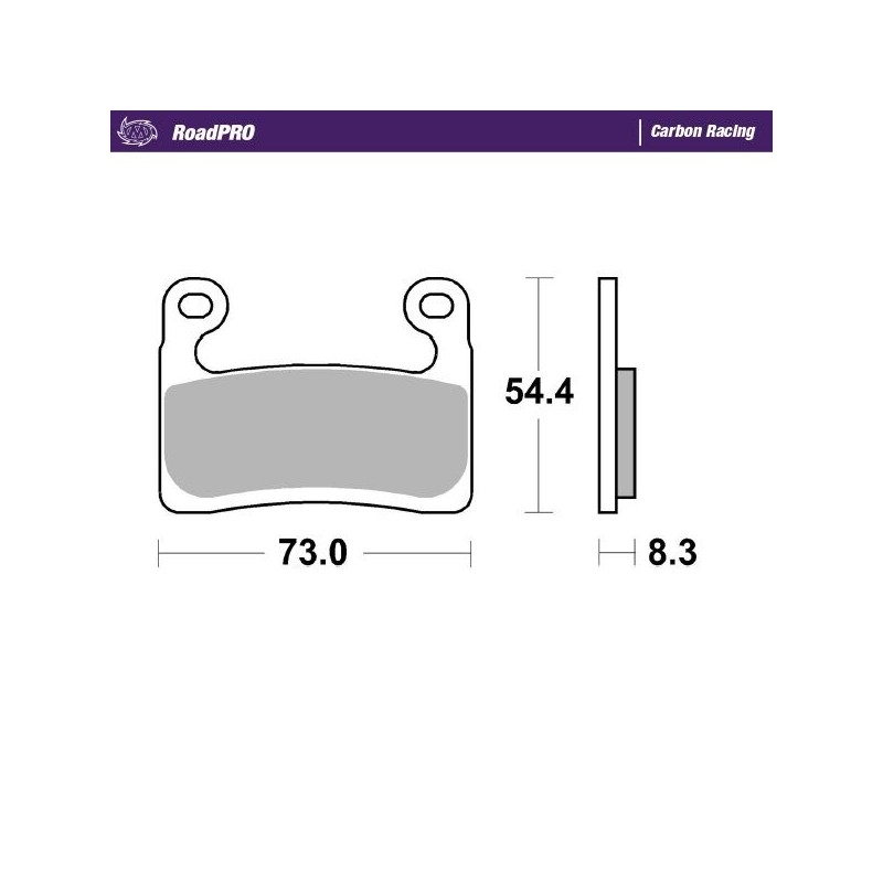 BRAKE PAD CARBON RACING