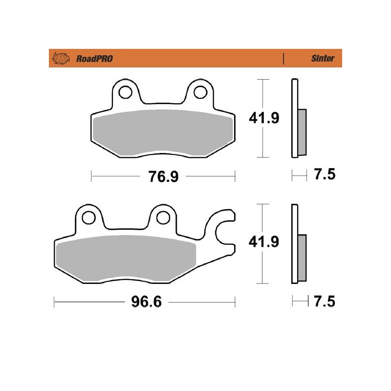 BRAKE PAD SINTER FRONT