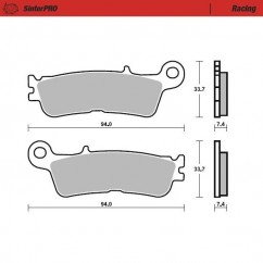 BRAKE PAD RACING