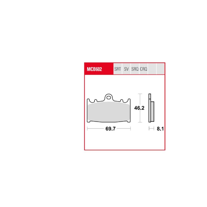 BRAKE PAD TRW