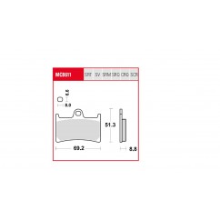 BRAKE PAD TRW