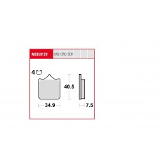 BRAKE PAD TRW