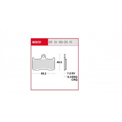 BRAKE PAD TRW