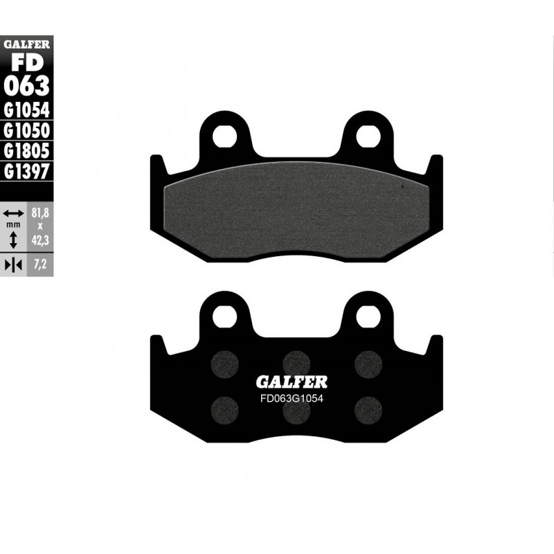 BRAKE PAD SEMI METAL