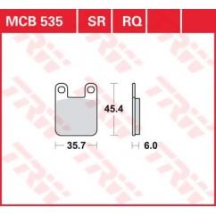 BRAKE PAD TRW MCB535