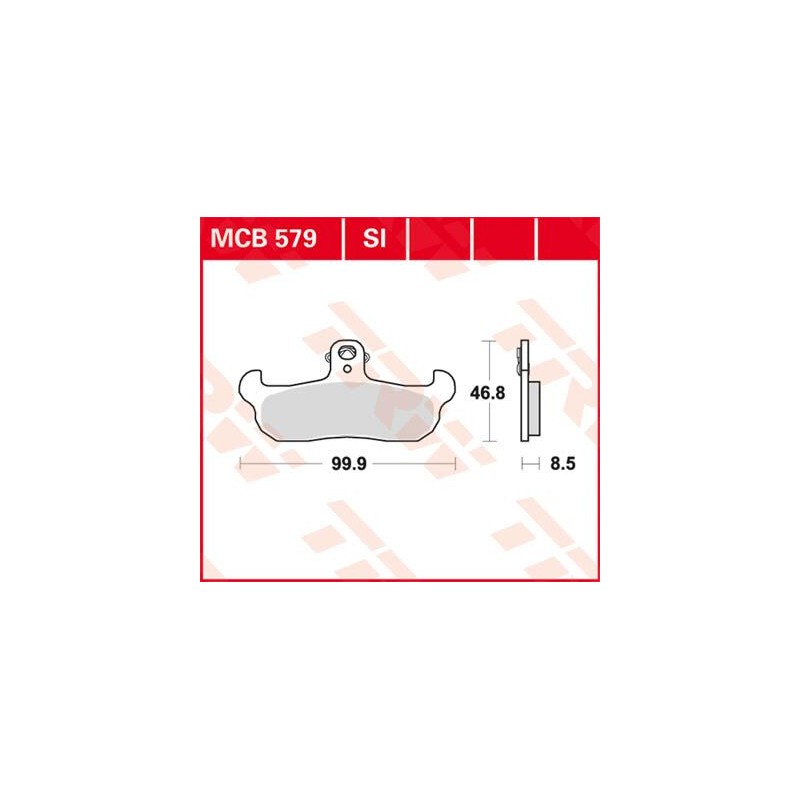 BRAKE PAD TRW MCB579