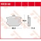 BRAKE PAD TRW MCB68