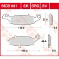 BRAKE PAD TRW MCB681