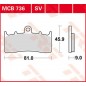 BRAKE PAD TRW MCB736