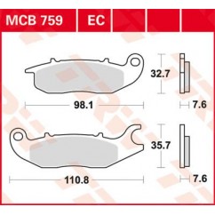 BRAKE PAD TRW MCB759