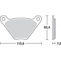 BRAKE PAD TRW MCB97