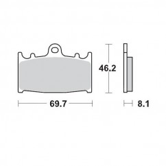 BRAKE PAD CERAMIC