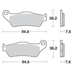 BRAKE PAD CERAMIC