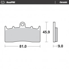 BRAKE PAD CERAMIC