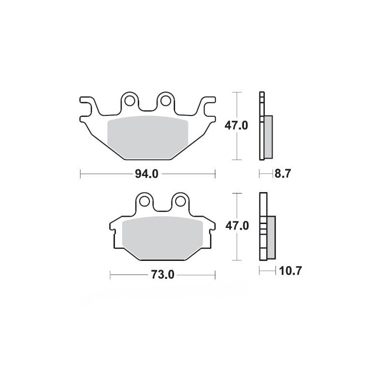 BRAKE PAD CERAMIC