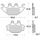 BRAKE PAD CERAMIC