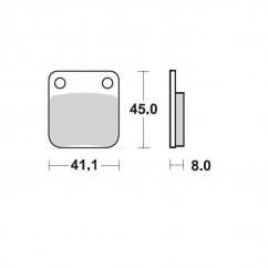 BRAKE PAD CERAMIC