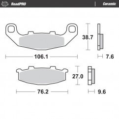 BRAKE PAD CERAMIC