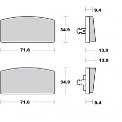 BRAKE PAD CERAMIC