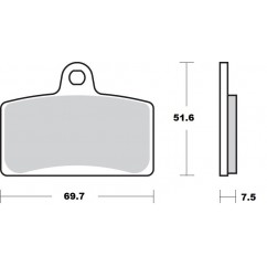 BRAKE PAD CERAMIC