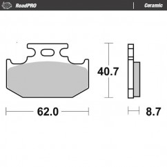 BRAKE PAD CERAMIC