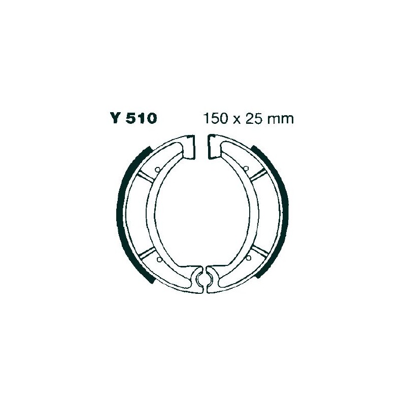 BRAKE SHOE GROOVED