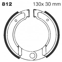 BRAKE SHOE GROOVED