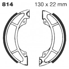 BRAKE SHOE GROOVED