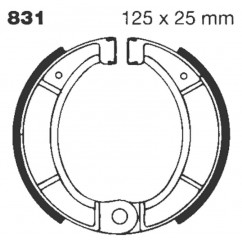 BRAKE SHOE GROOVED