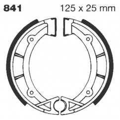 BRAKE SHOE GROOVED