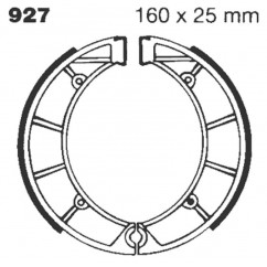 BRAKE SHOE GROOVED