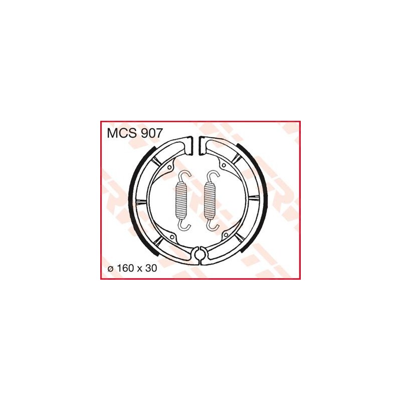 BRAKE SHOES TRW MCS907