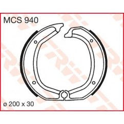 BRAKE SHOES TRW MCS940