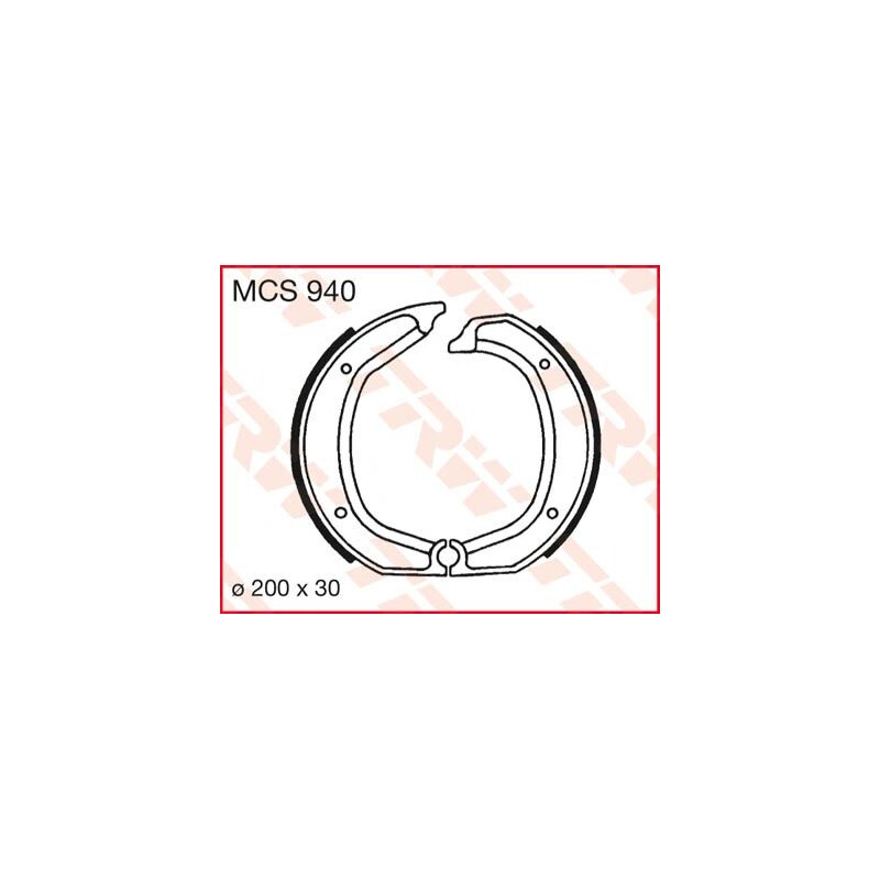 BRAKE SHOES TRW MCS940