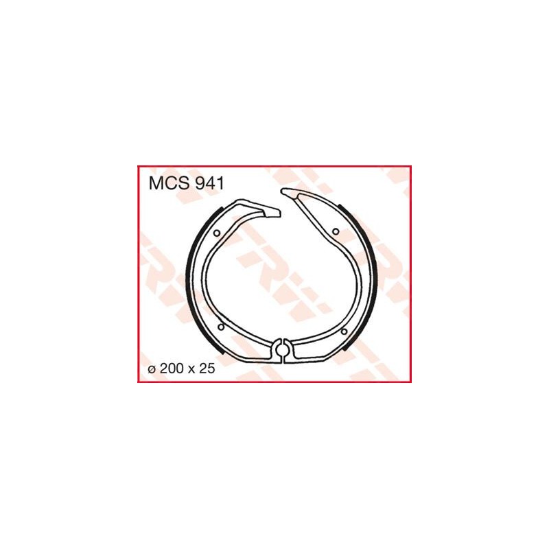 BRAKE SHOES TRW MCS941