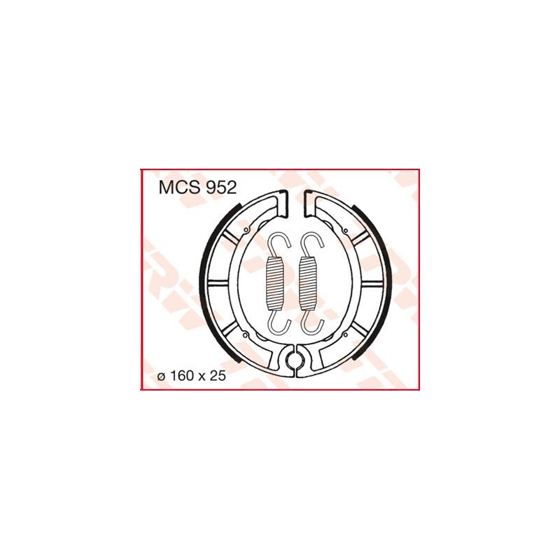 BRAKE SHOES TRW MCS952