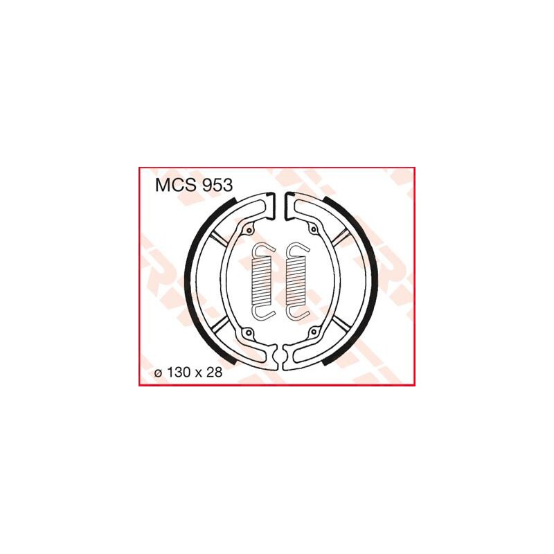 BRAKE SHOES TRW MCS953