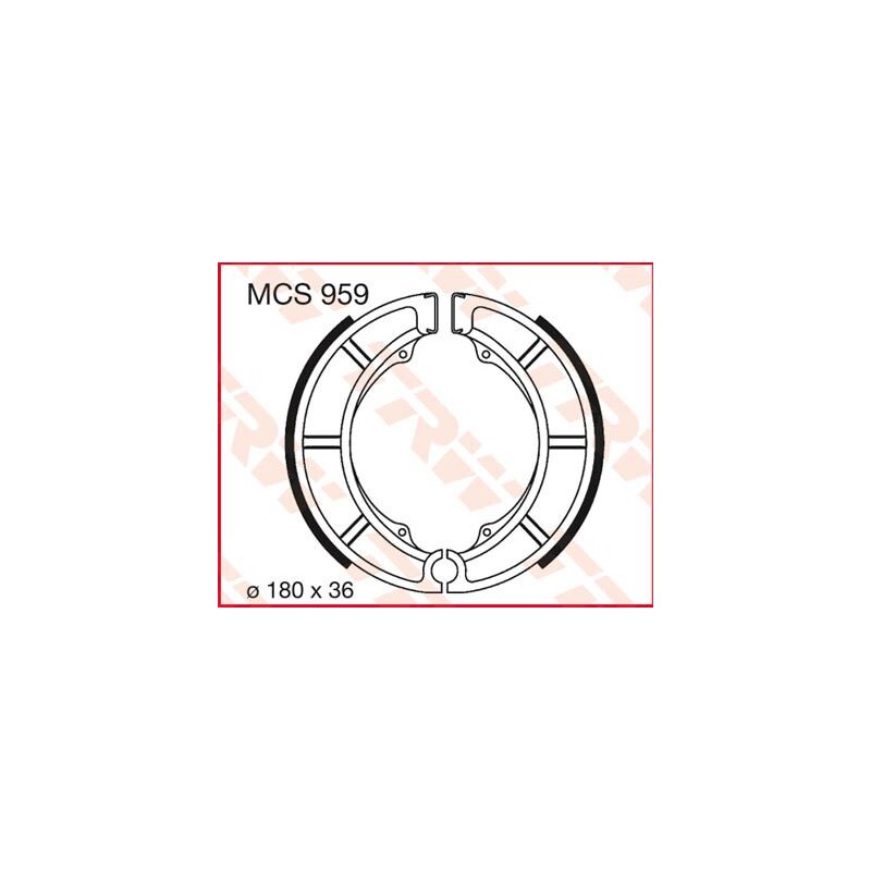 BRAKE SHOES TRW MCS959