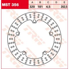 Disque de frein rond fixe supérieur à 300 mm