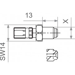 FIT M10x1.0 MALE GM