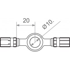 BANJO CONNECTOR M10 SL