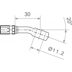 BANJO 7/16" 20 BK