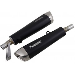 MUFFLERS TI BK STR TWIN